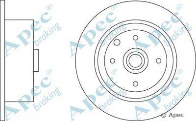 Тормозной диск APEC braking DSK535