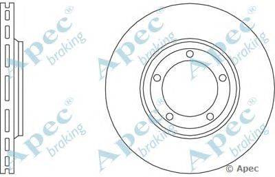 Тормозной диск APEC braking DSK538