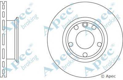Тормозной диск APEC braking DSK560