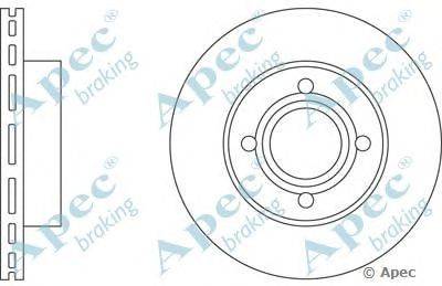 Тормозной диск APEC braking DSK587