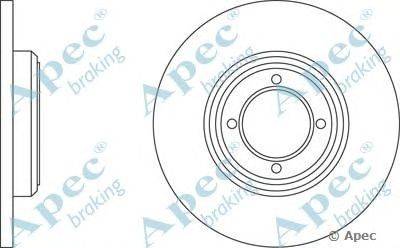 Тормозной диск APEC braking DSK600