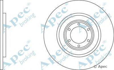 Тормозной диск APEC braking DSK613