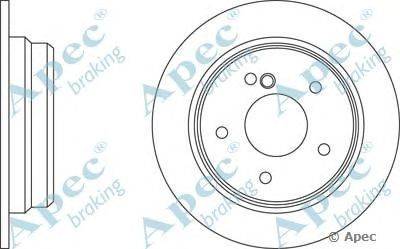 Тормозной диск APEC braking DSK626
