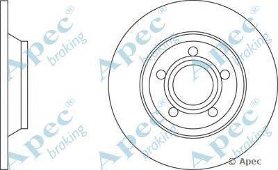 Тормозной диск APEC braking DSK638