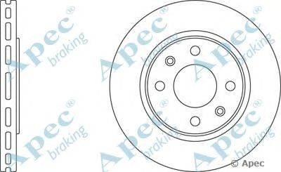Тормозной диск APEC braking DSK645