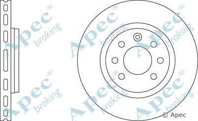 Тормозной диск APEC braking DSK646