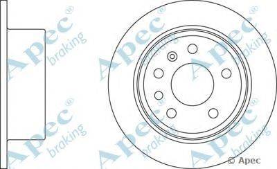 Тормозной диск APEC braking DSK703