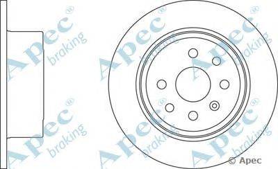 Тормозной диск APEC braking DSK712