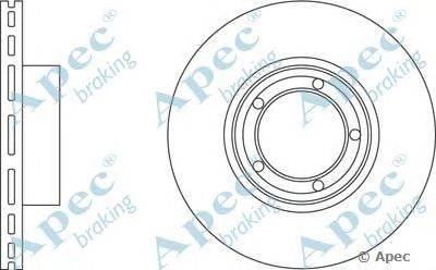 Тормозной диск APEC braking DSK766