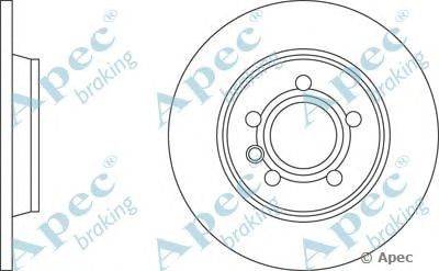 Тормозной диск APEC braking DSK775