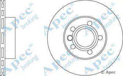 Тормозной диск APEC braking DSK779
