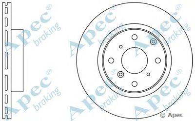 Тормозной диск APEC braking DSK784
