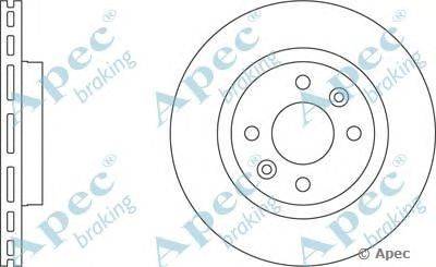 Тормозной диск APEC braking DSK836