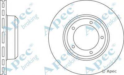 Тормозной диск APEC braking DSK931