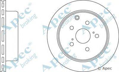 Тормозной диск APEC braking DSK937