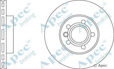 Тормозной диск APEC braking DSK939