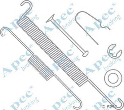 Комплектующие, тормозная колодка APEC braking KIT728