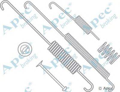 Комплектующие, тормозная колодка APEC braking KIT746