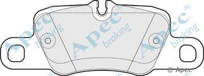 Комплект тормозных колодок, дисковый тормоз APEC braking PAD1725