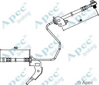 Тормозной шланг APEC braking HOS3689