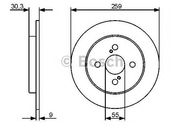 Тормозной диск HERTH+BUSS JAKOPARTS N3312059
