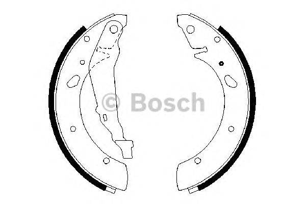 Комплект тормозных колодок BOSCH 0 986 487 661