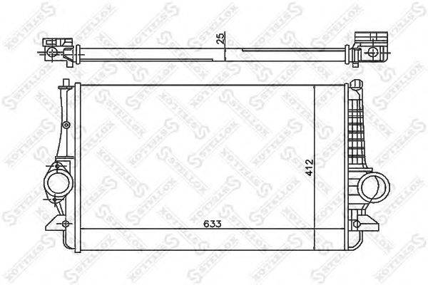 Интеркулер STELLOX 1040130SX