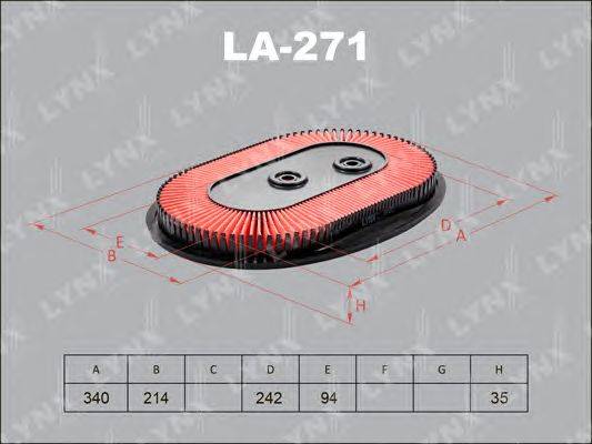 Воздушный фильтр LYNXauto LA-271