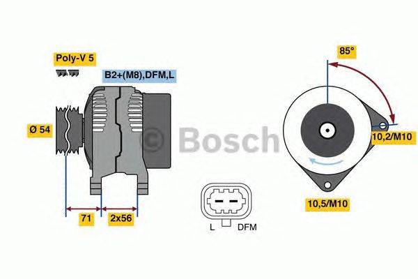 Генератор BOSCH 4999