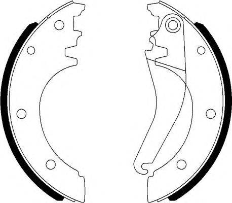 Комплект тормозных колодок HELLA PAGID 8DB355022081