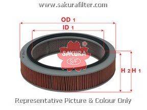 Воздушный фильтр SAKURA  Automotive A1005