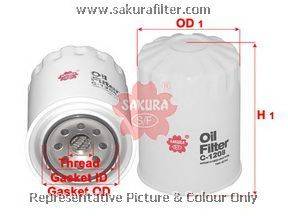 Масляный фильтр SAKURA  Automotive C-1208