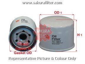 Масляный фильтр SAKURA  Automotive TC1801