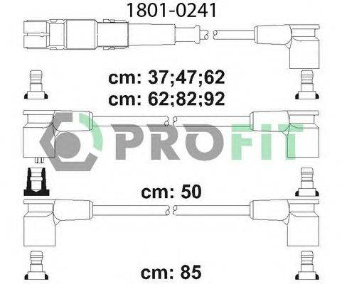 Комплект проводов зажигания PROFIT 18010241