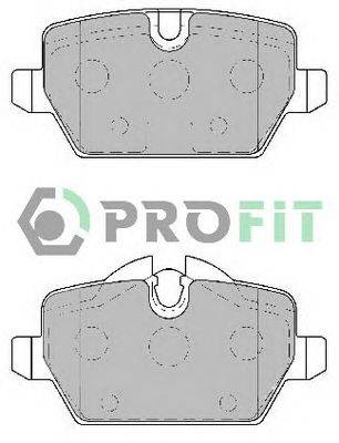 Комплект тормозных колодок, дисковый тормоз PROFIT 5000-1806 C
