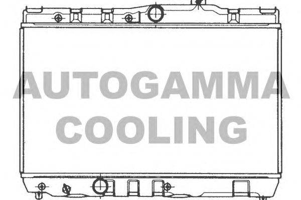 Радиатор, охлаждение двигателя AUTOGAMMA 101002