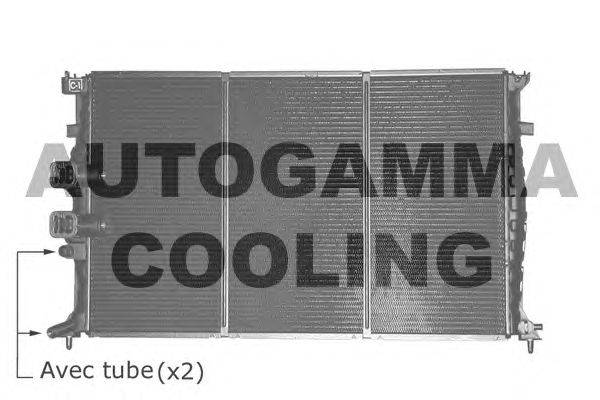 Радиатор, охлаждение двигателя AUTOGAMMA 103218