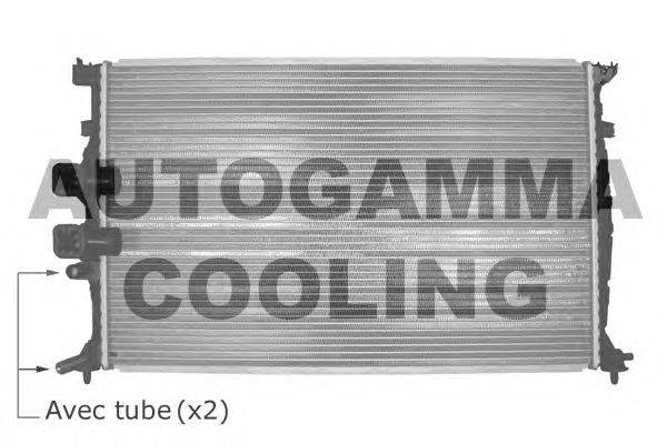 Радиатор, охлаждение двигателя AUTOGAMMA 103581