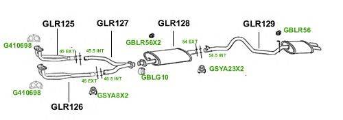 Система выпуска ОГ GT Exhaust 1012