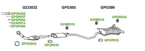 Система выпуска ОГ GT Exhaust 10423