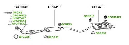 Система выпуска ОГ GT Exhaust 1606