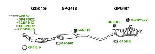 Система выпуска ОГ GT Exhaust 1612