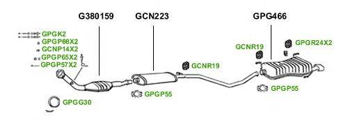 Система выпуска ОГ GT Exhaust 1615