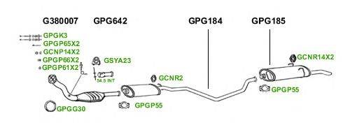 Система выпуска ОГ GT Exhaust 1678