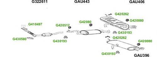 Система выпуска ОГ GT Exhaust 7626