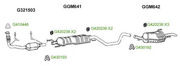 Система выпуска ОГ GT Exhaust 7927