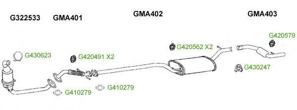 Система выпуска ОГ GT Exhaust 8315