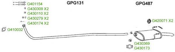 Система выпуска ОГ GT Exhaust 8778