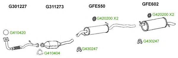 Система выпуска ОГ GT Exhaust 9330