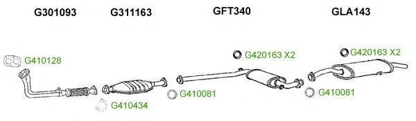 Система выпуска ОГ GT Exhaust 9570
